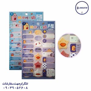 عکس کاغذ یادداشت چسب دار ( استیکر ) برچسب نام فانتزی 2101 (100)