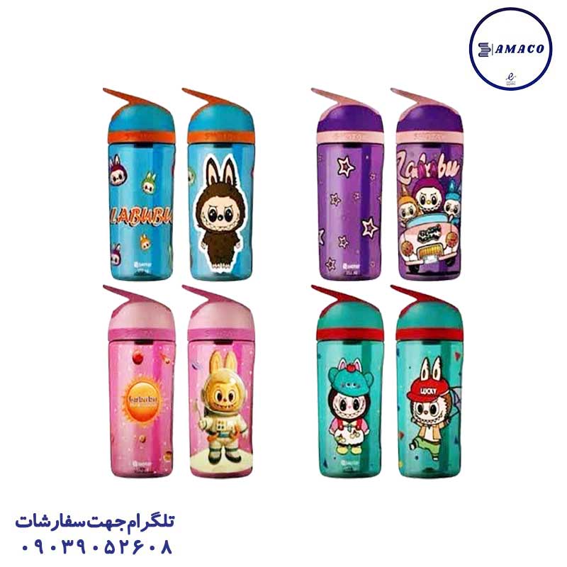 خرید قمقمه طرح لبوبو کد 6540 شوتای عکس ظرف غذا قمقمه لیوان قمقمه طرح لبوبو کد 6540 شوتای