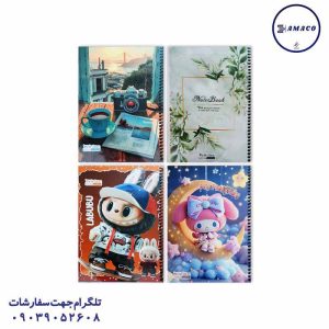 عکس دفتر فنری دفتر 50 خطی فانتزی فنری نت لاین