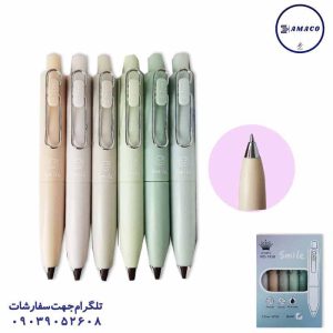 عکس روان نویس روان نویس کوتاه پاستلی گیره دار کد 1938 رومکس