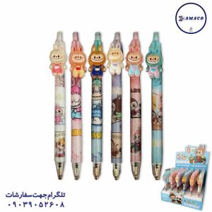 عکس روان نویس روان نویس فشاری فانتزی عروسکی کد 6398