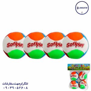 عکس اسباب بازی های پسرانه توپ فانتزی دوختنی سافت پلی 4 عددی بتا