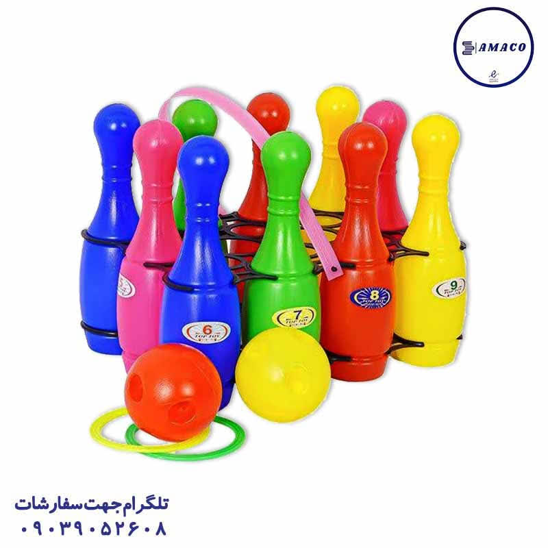 خرید بولینگ 10 عددی تاپ توی عکس اسباب بازی های عمومی بولینگ 10 عددی تاپ توی