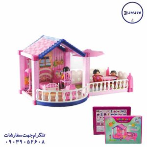 عکس اسباب بازی های دخترانه کلبه رویایی 58 قطعه