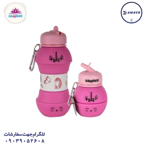 عکس ظرف غذا قمقمه لیوان قمقمه تاشو یونیکورن 9317 اسکول فنس