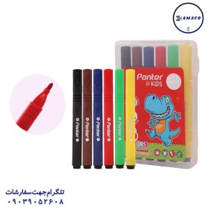 عکس ماژیک ماژیک نقاشی 6 رنگ پنتر
