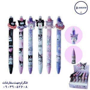 عکس اتود و خودکار فانتزی خودکار پاکن دار طرح کرومی کد 007 (36)