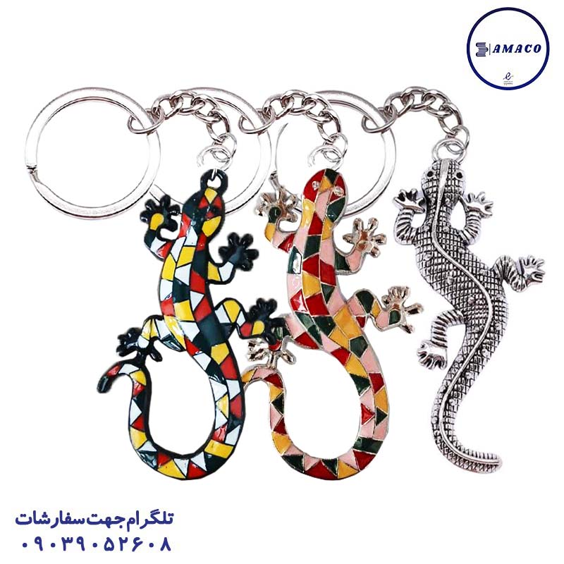 خرید جاسوییچی مارمولک فلزی عکس تحریر فانتزی جاسوییچی مارمولک فلزی