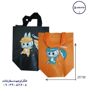 عکس ساک و جعبه ساک کادویی طرح لبوبو کوچک 25*30