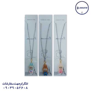 عکس تحریر فانتزی گردنبند فانتزی طرح لبوبو