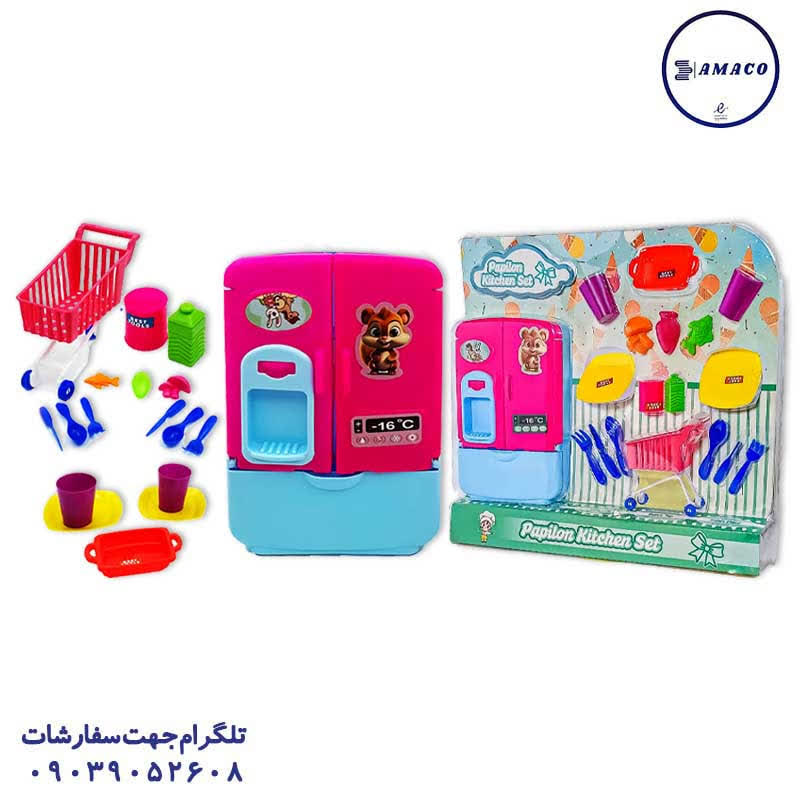 عکس اسباب بازی های دخترانه ست یخچال پاپیون وکیوم بست توی