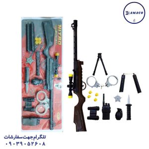 عکس اسباب بازی های پسرانه ست تفنگ بادی نیترو روکارتی