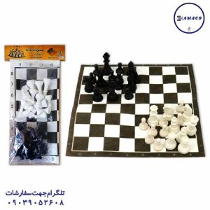 عکس بازی فکری شطرنج پارچه ای سلفونی