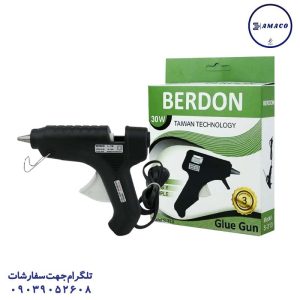 عکس چسب حرارتی تفنگ حرارتی کوچک 30 وات جعبه ای کد 313 بردون