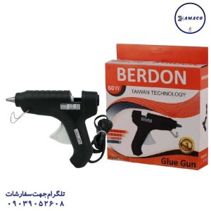 عکس چسب حرارتی تفنگ حرارتی بزرگ 60 وات جعبه ای کد 110 بردون