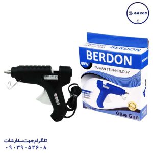 عکس چسب حرارتی تفنگ حرارتی بزرگ 80 وات جعبه ای کد 880 بردون