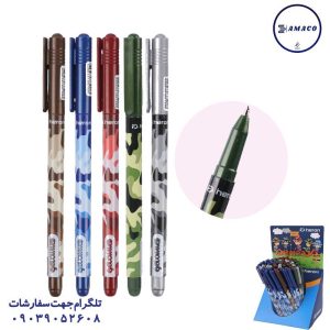 عکس نوشت افزار خودکار بدنه طرحدار رگلام 60 عددی کد 609322 هرون