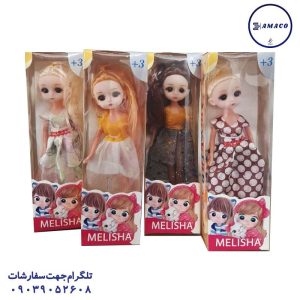 عکس اسباب بازی های دخترانه عروسک میلیشا جعبه زرد سانی