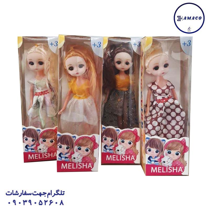 خرید عروسک میلیشا جعبه زرد سانی عکس اسباب بازی های دخترانه عروسک میلیشا جعبه زرد سانی