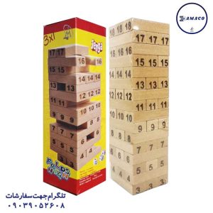 عکس بازی فکری برج هیجان جعبه ای جنگا