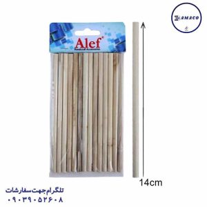 عکس لوازم کمک آموزشی میله چوبی ضخیم ساده (20) الف