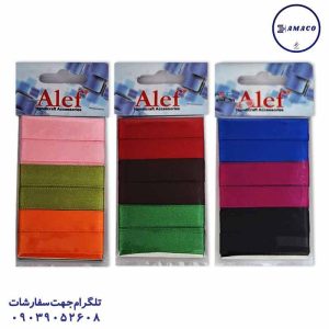 عکس لوازم جشن ربان 6 رنگ پهن (36) الف