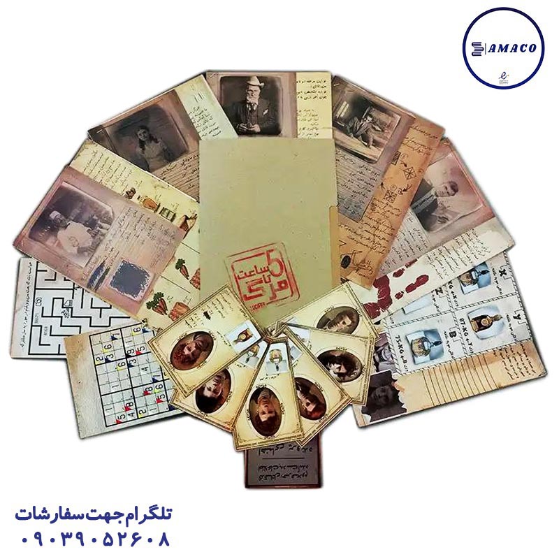 خرید پرونده 5 ساعت تا مرگ مختاپوس عکس بازی فکری پرونده 5 ساعت تا مرگ مختاپوس