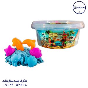 عکس لوازم مهدکودک شن جادویی 750 گرمی سی بی اس