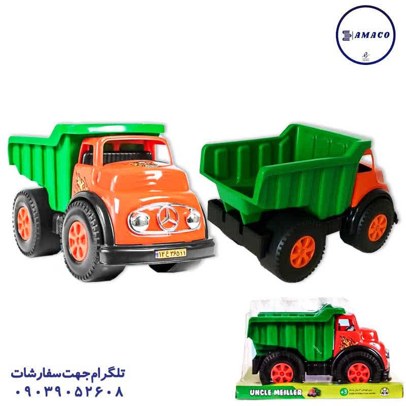 خرید کامیون راک تراک جعبه ای تیراژه عکس اسباب بازی های پسرانه کامیون راک تراک جعبه ای تیراژه