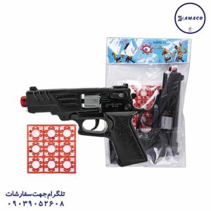 عکس اسباب بازی های پسرانه کلت ترقه ای کبری سلفونی گلدن گان