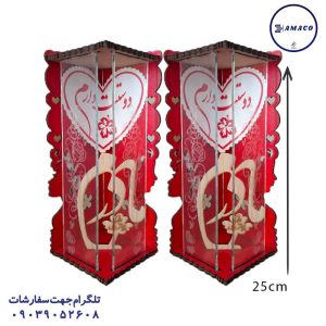 عکس لوازم جشن تندیس شیشه ای روز مادر