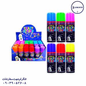 عکس لوازم جشن اسپری نخ شادی تولد