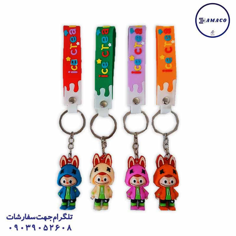 خرید جاسوییچی سیلیکونی طرح لبوبو عکس تحریر فانتزی جاسوییچی سیلیکونی طرح لبوبو