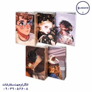 عکس دفترچه یادداشت کلاسوری 6 حلقه مینیمال کد 1337 سویل