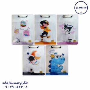 عکس لوازم هنری تخته شاسی A4 شفاف کد 916 سویل