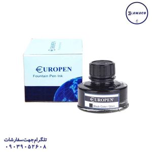 عکس نوشت افزار جوهر خودنویس مشکی یوروپن