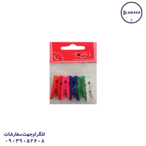 عکس لوازم کمک آموزشی گیره چوبی بزرگ اسمایل