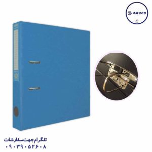 عکس ملزومات اداری زونکن 8 سانت متالیک فیروزه ای پاپکو