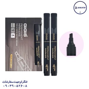 عکس نوشت افزار ماژیک معمولی مشکی سر تخت جیجیس