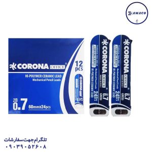 عکس نوشت افزار مغز اتود 0.7 کوتاه جعبه ای (12) کرونا