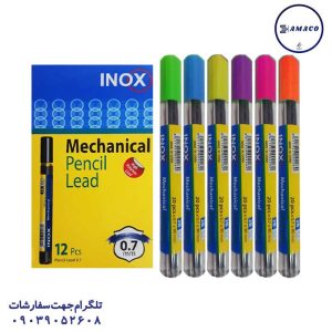 عکس نوشت افزار مغز اتود 0.7 بلند (12) اینوکس