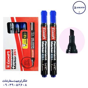 عکس نوشت افزار ماژیک معمولی آبی سر تخت لاکسر