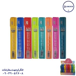 عکس نوشت افزار مغز اتود 0.7 بلند فسفری اس اف