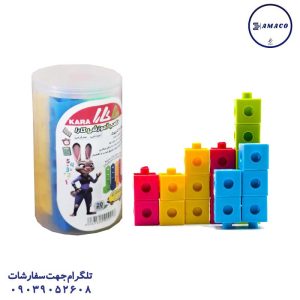 عکس لوازم کمک آموزشی چینه استوانه ای 20 عددی (120) کارا