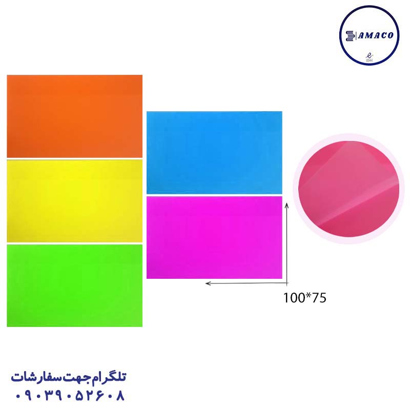 عکس کاغذ یادداشت چسب دار ( استیکر ) استیک نوت 75*100 شفاف (24) اسکای