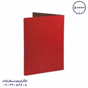 عکس لوازم هنری پوشه اداری قرمز کرونا