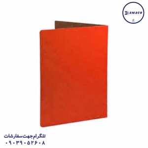 عکس لوازم هنری پوشه اداری نارنجی کرونا