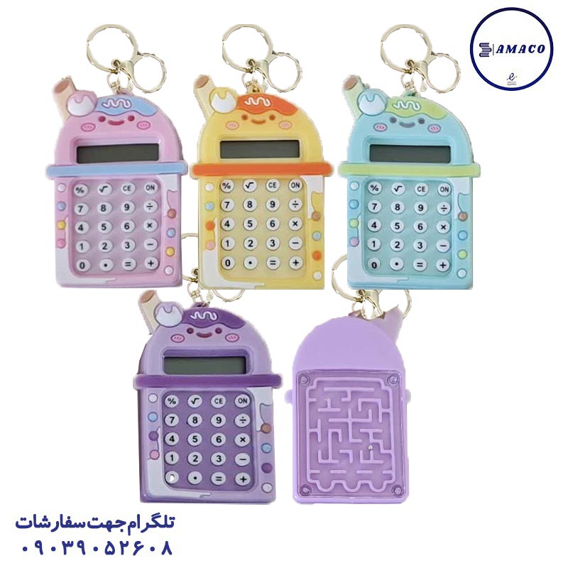 عکس ملزومات اداری ماشین حساب فانتزی بازی دار