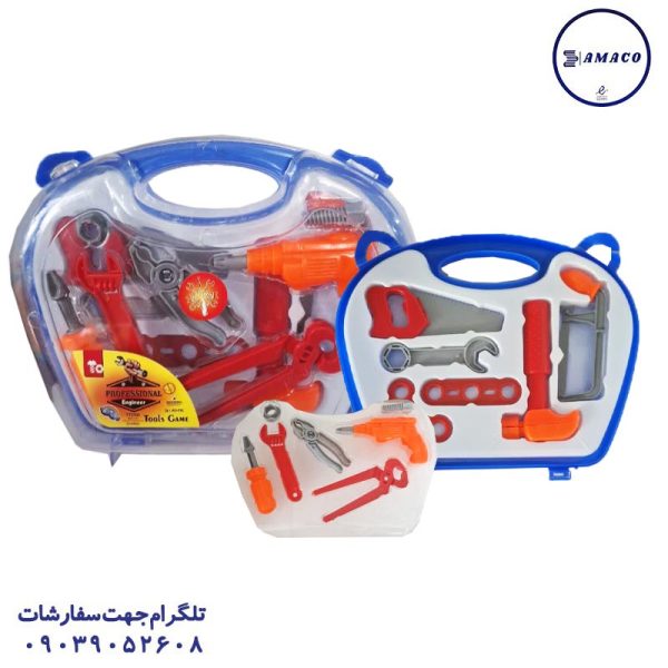 عکس اسباب بازی های پسرانه ست ابزار کریستالی تاپ تویز