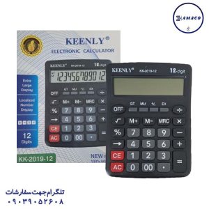 عکس ملزومات اداری ماشین حساب 12 رقمی کد 2019